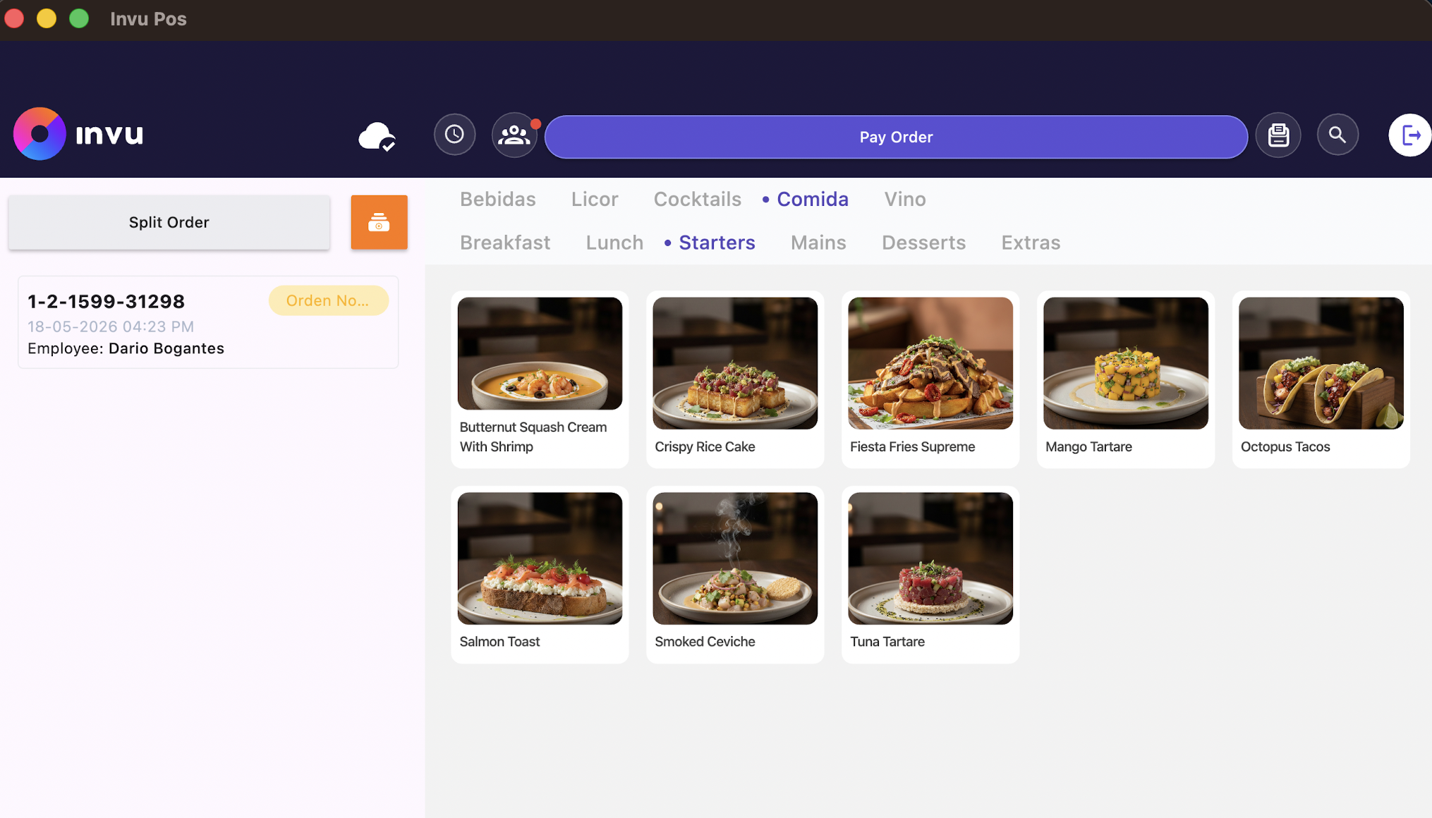 InvuPOS iPad Restaurant POS